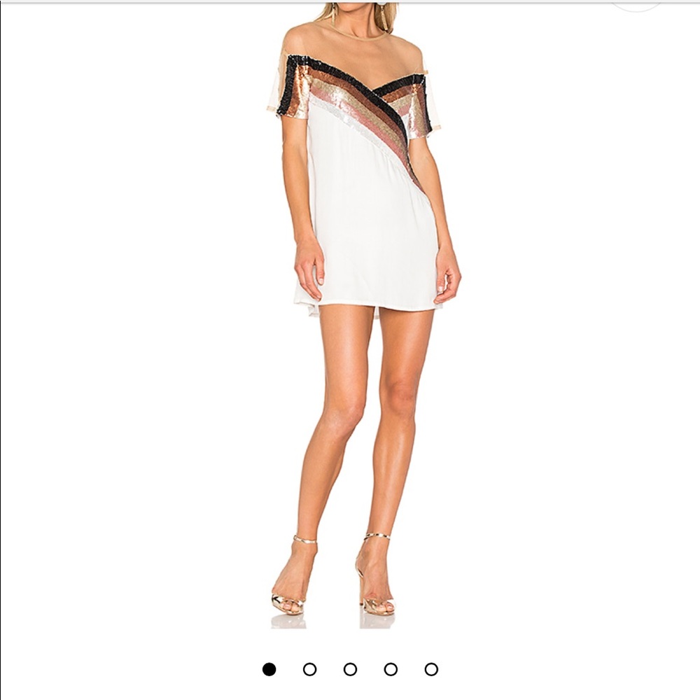 NBD Mireya Dress Galactic Stripe XS